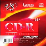 Диск VS  CD-R  700Mb 52x + конверт