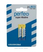  бат.Perfeo LR03-2BL Super Alkaline